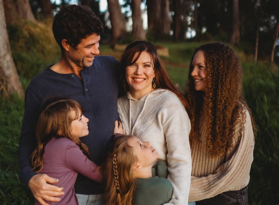 Kate Mackereth and family